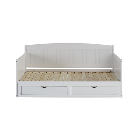 Alaterre Furniture Harmony Daybed with King Conversion, White AJHO11WH